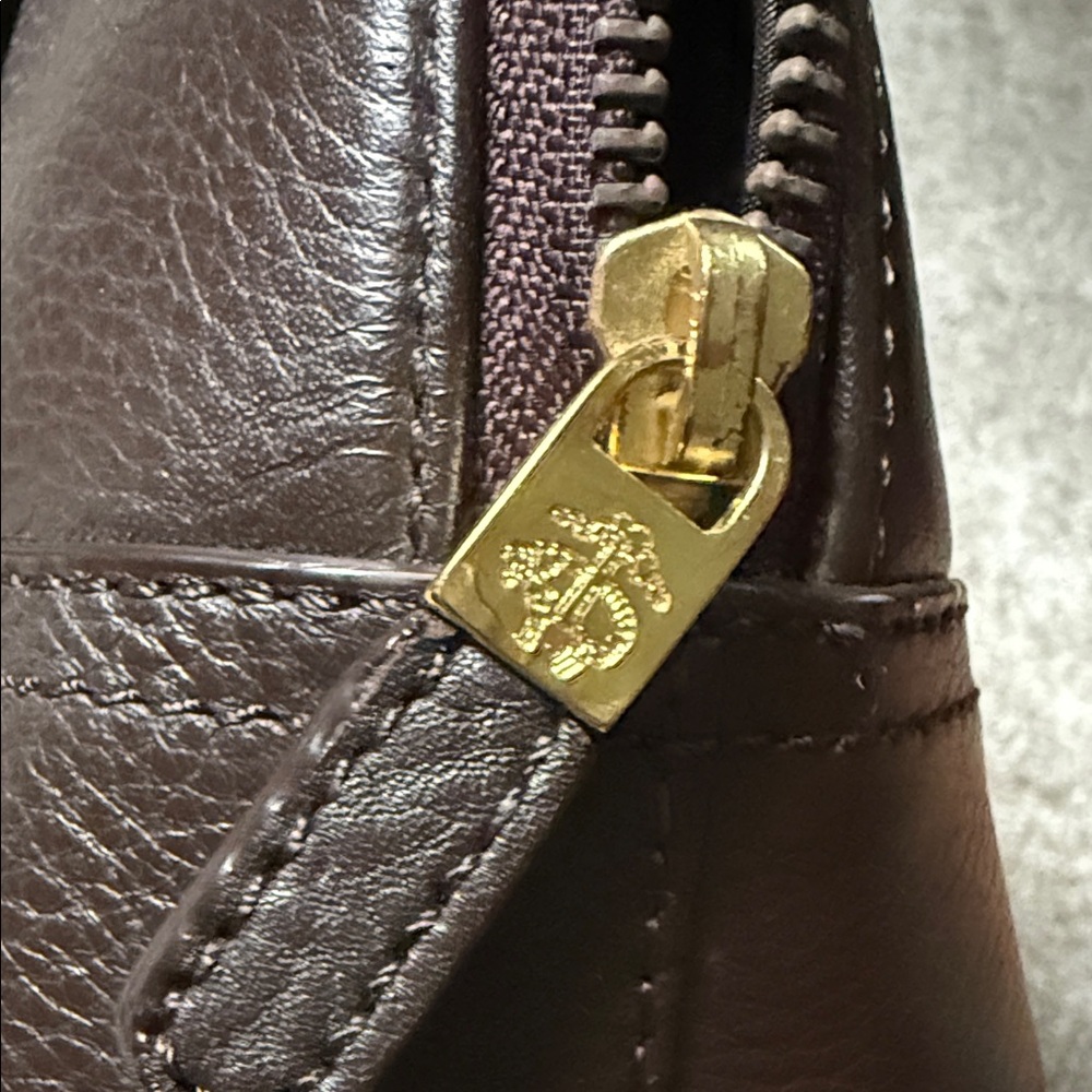 Brooks Brothers Dark Brown Satchel - Picture 5 of 10